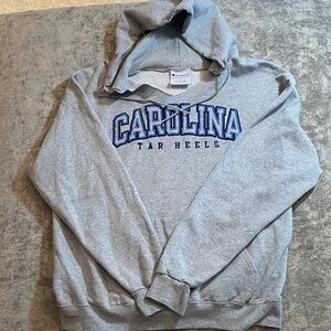 Champion Gray Carolina Tar Heels Hoodie size Large {349}